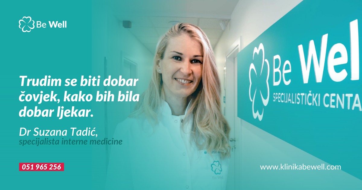 Intervju sa dr Suzanom Tadić, specijalistom interne medicine